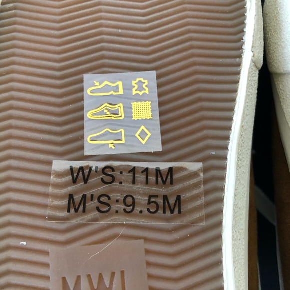 NWOB Madewell Sidewalk Leather, Suede & Sherpa Fleece Sneakers W 11 M 9.5 - Picture 7 of 12